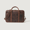 color swatch The Norman Vintage Distressed Brown Leather Briefcase