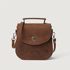 color swatch The Sandra Vintage Tan Leather Saddle Bag