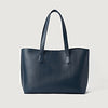 color swatch The Bianca Blue Leather Tote Bag