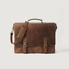 color swatch The Cristoph Vintage Tan Leather Messenger Bag
