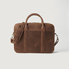 color swatch The Captain Vintage Tan Brown Leather Briefcase
