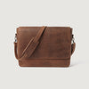 color swatch The Carismatico Vintage Tan Brown Leather Messenger Bag