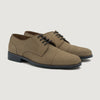 color swatch Attorney Derby Brown Nubuck Leather Shoes - StudGuard