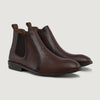 color swatch Clarkson Chelsea Brown Burnished Leather Boots - StudGuard
