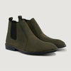 color swatch Clarkson Chelsea Olive Pullup Leather Boots - StudGuard