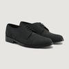 color swatch Dirk Brogues Derby Matte Black Nubuck Leather Shoes - StudGuard