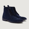 color swatch Duster Brogues Blue Suede Leather Boots - StudGuard