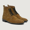 color swatch Duster Brogues Derby Brown Suede Leather Boots - StudGuard