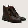 color swatch Knight Derby Black Matte Nubuck Leather Boots - TerraGrip