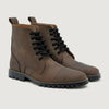 color swatch Knight Derby Waxed Brown Pullup Leather Boots - TerraGrip  