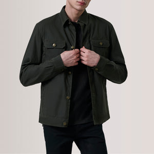 Irwin Olive Waxed Canvas Field Jacket